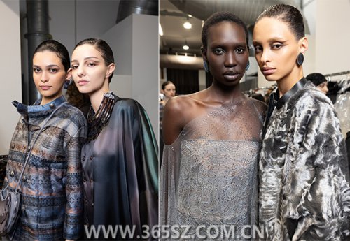 Giorgio Armani 2025秋冬女装系列秀场妆容发